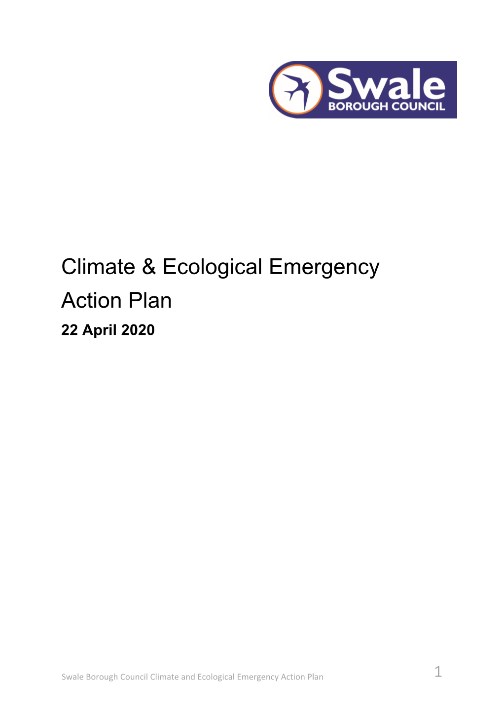 Climate & Ecological Emergency Action Plan