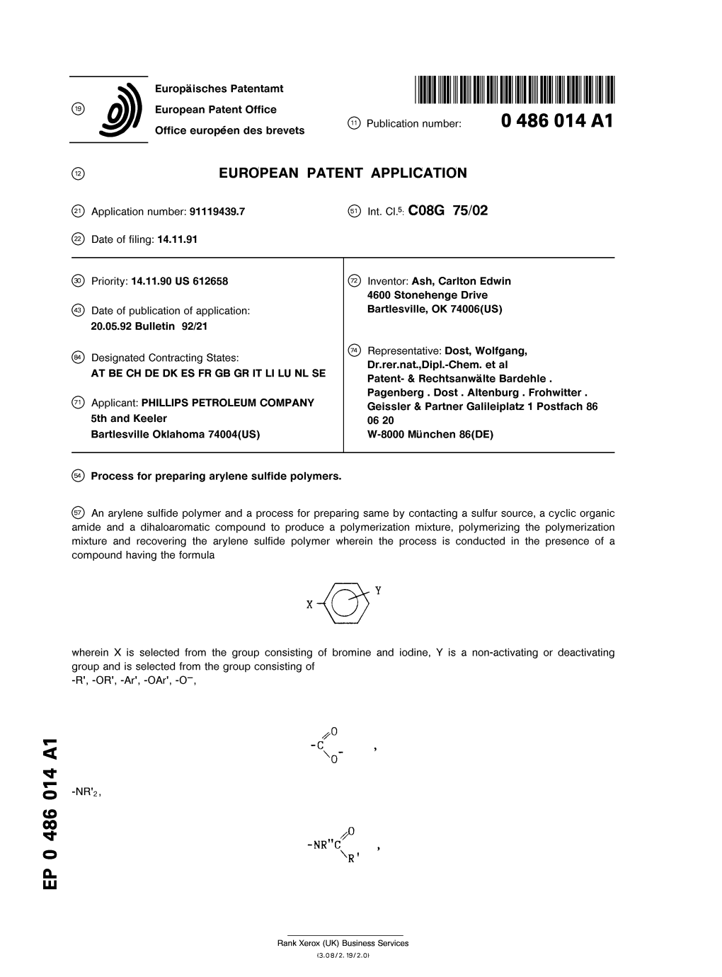 Process for Preparing Arylene Sulfide Polymers