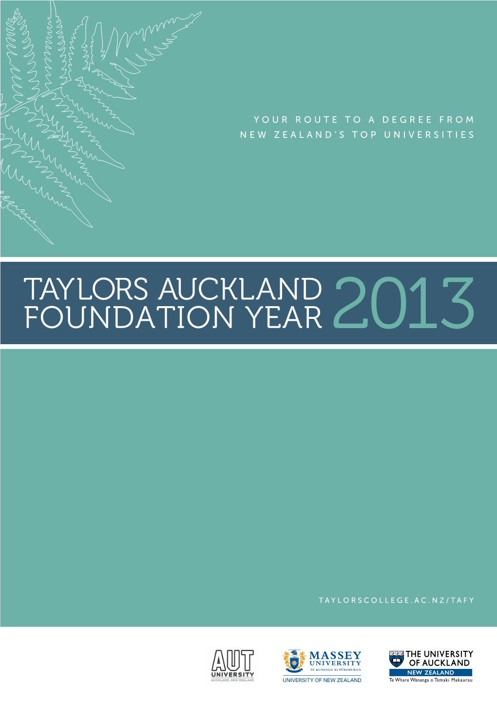 Taylors Auckland Foundation Year 2013