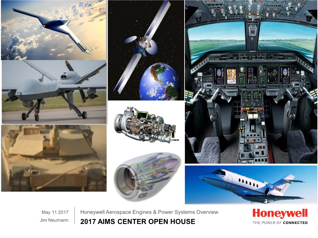 2017 AIMS CENTER OPEN HOUSE 1 Defense & Space Products & Services Span ~300 Platforms