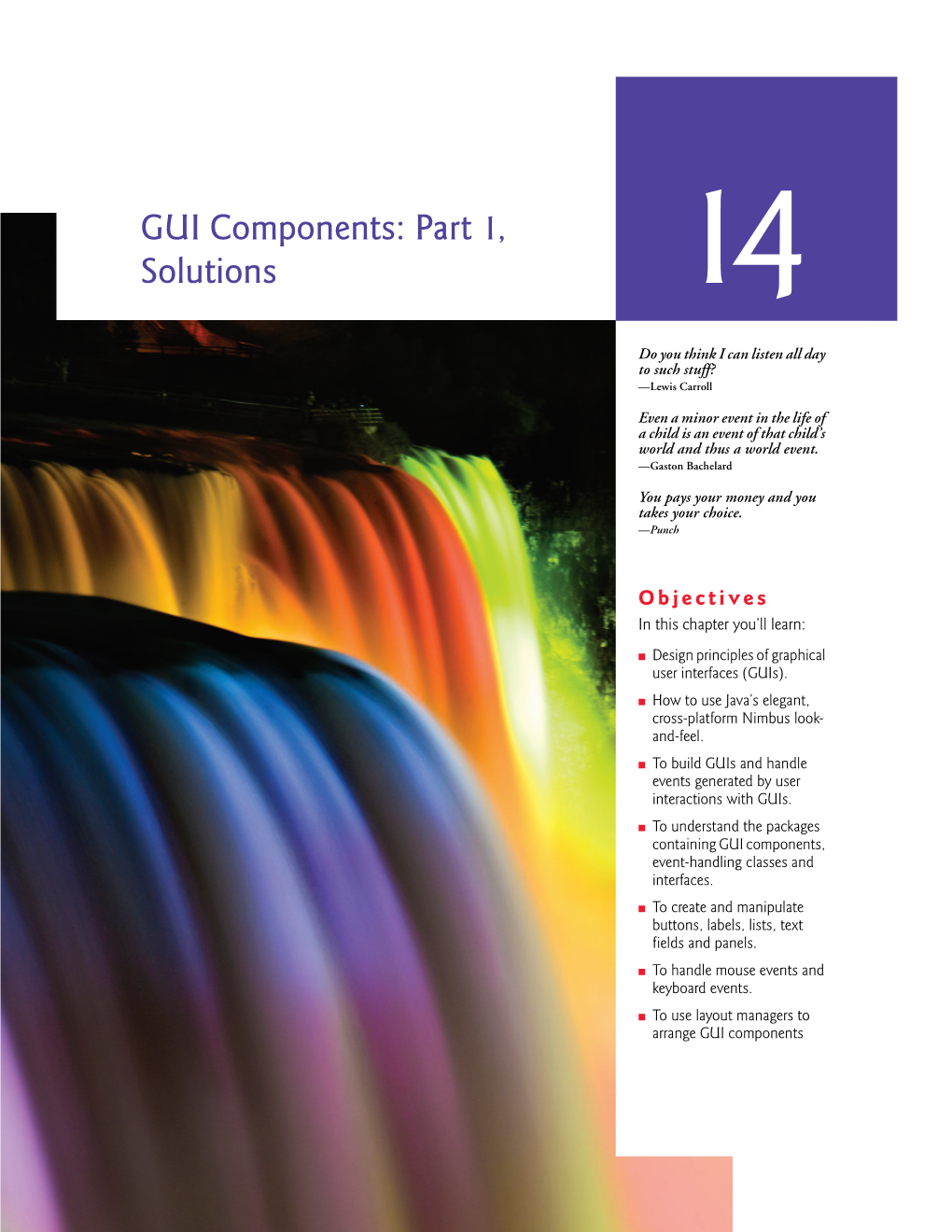 GUI Components: Part 1, Solutions 14