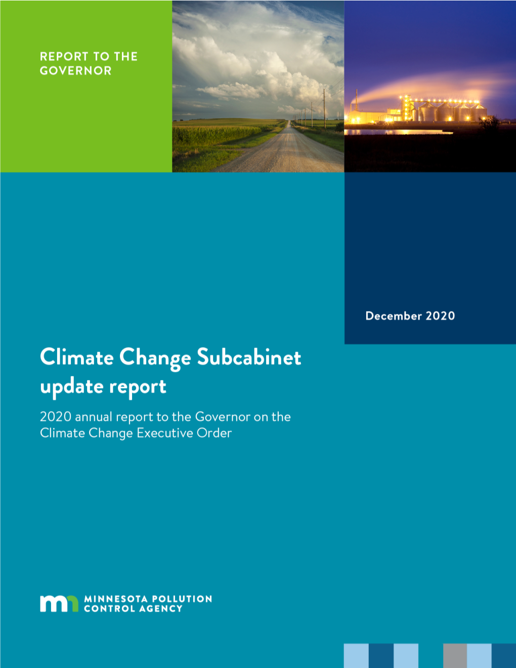 2020 Climate Change Subcabinet Update Report to the Governor