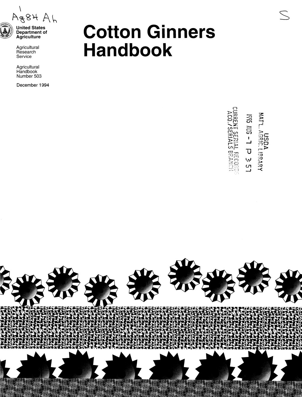 Cotton Ginners Handbook W.S