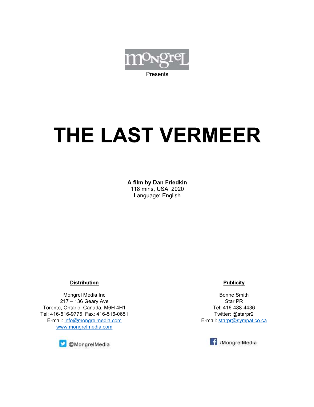 The Last Vermeer