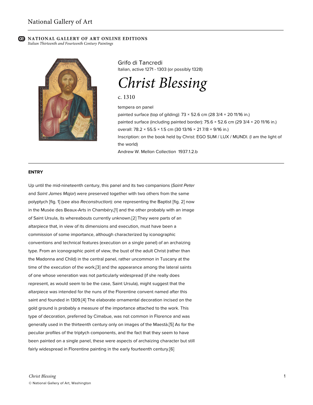 Christ Blessing C