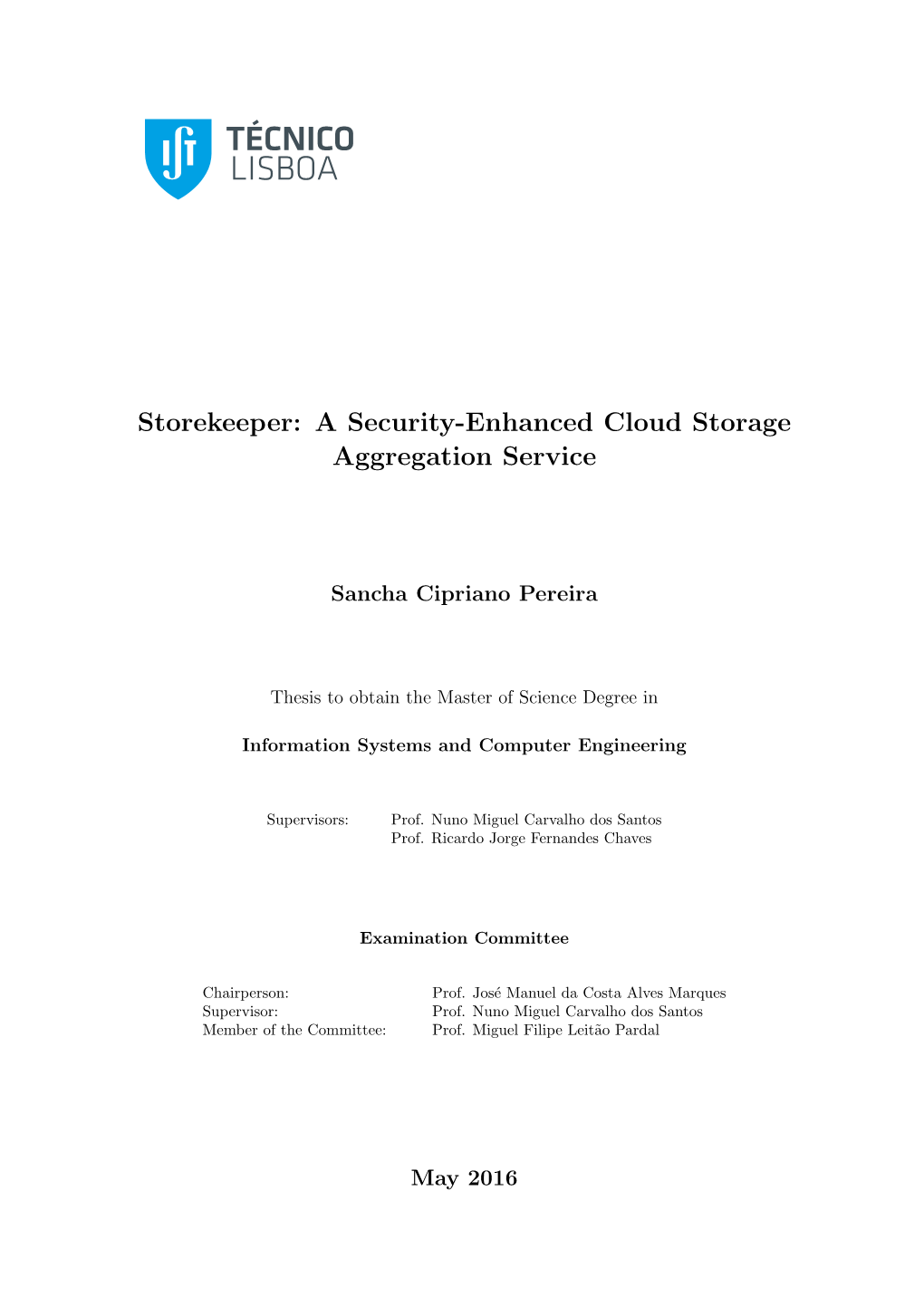 A Security-Enhanced Cloud Storage Aggregation Service