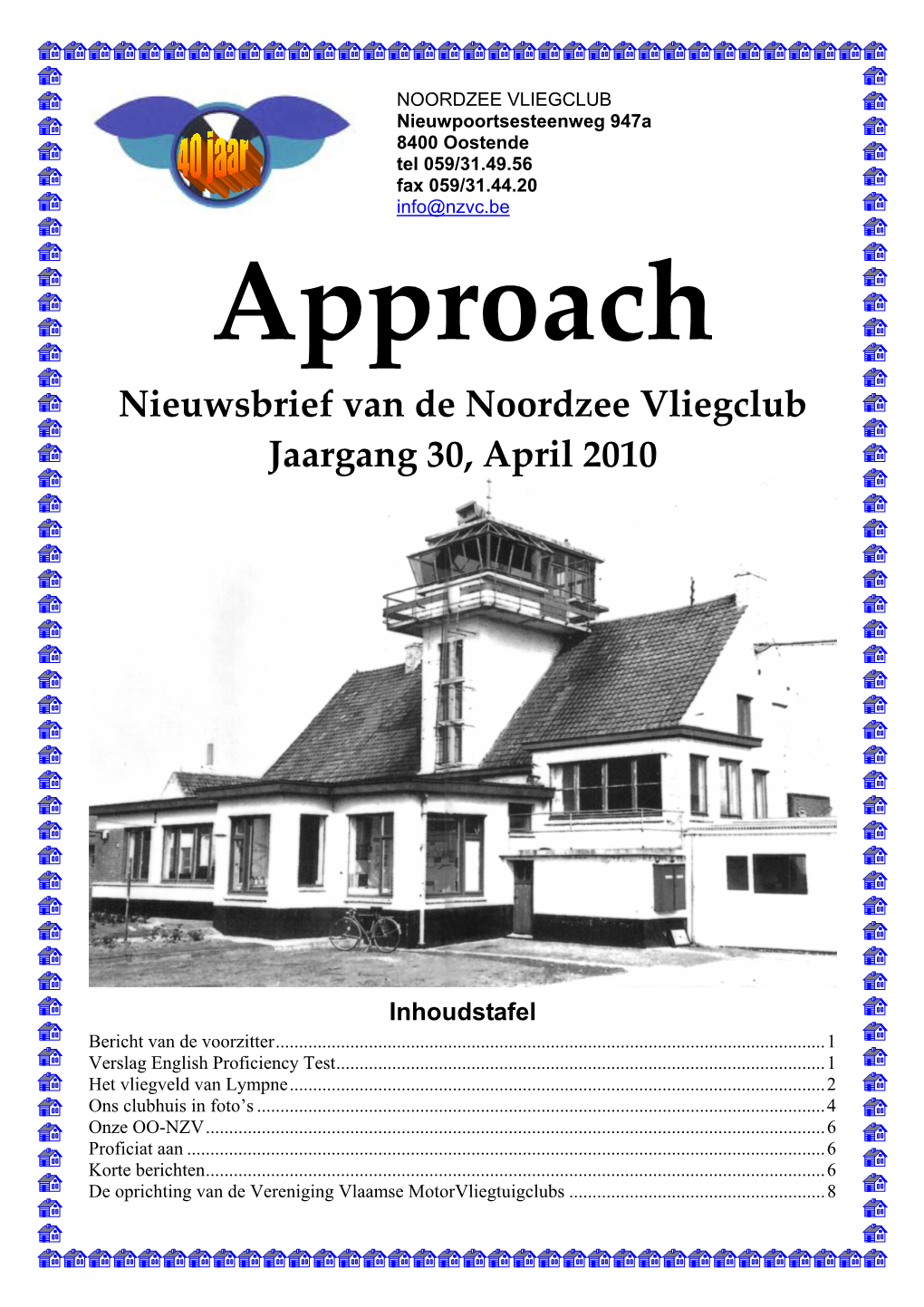 Nieuwsbrief Van De Noordzee Vliegclub Jaargang 30, April 2010