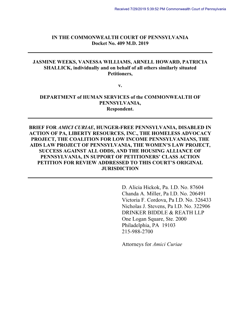 Amicus Brief