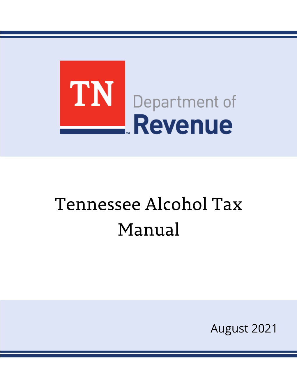 Alcohol Tax Manual