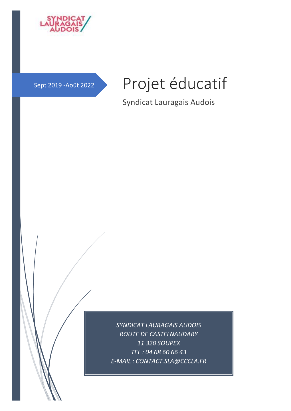 Projet Éducatif Syndicat Lauragais Audois