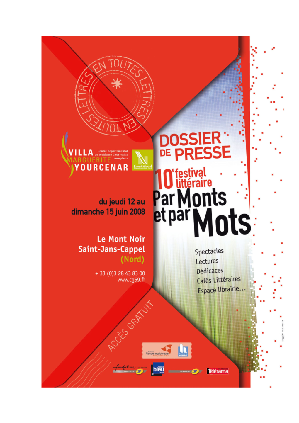 10E FESTIVAL LITTERAIRE PAR MONTS ET PAR MOTS