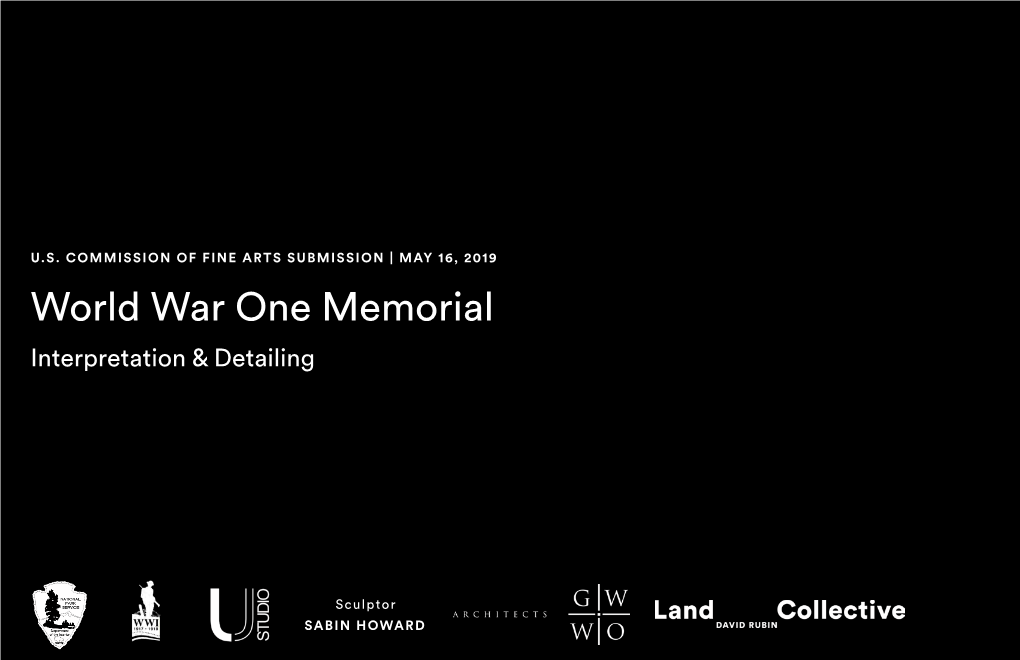 World War One Memorial Interpretation & Detailing