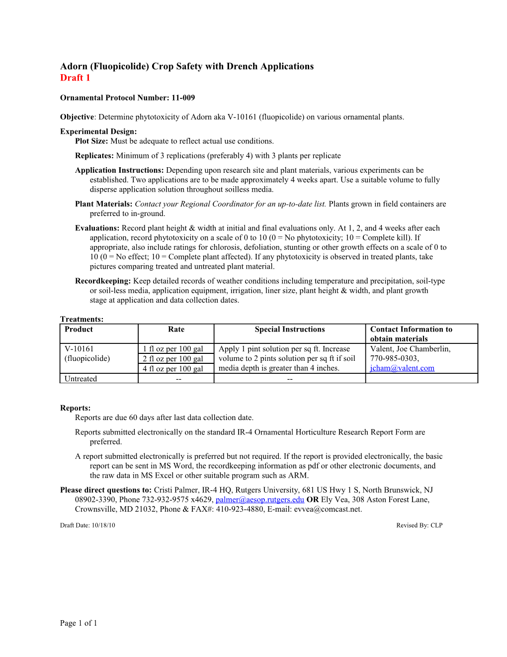 Efficacy of Cyazofamid, Phosphorus Acid / Phosphorus Acid Generators, Pyraclostrobin, And