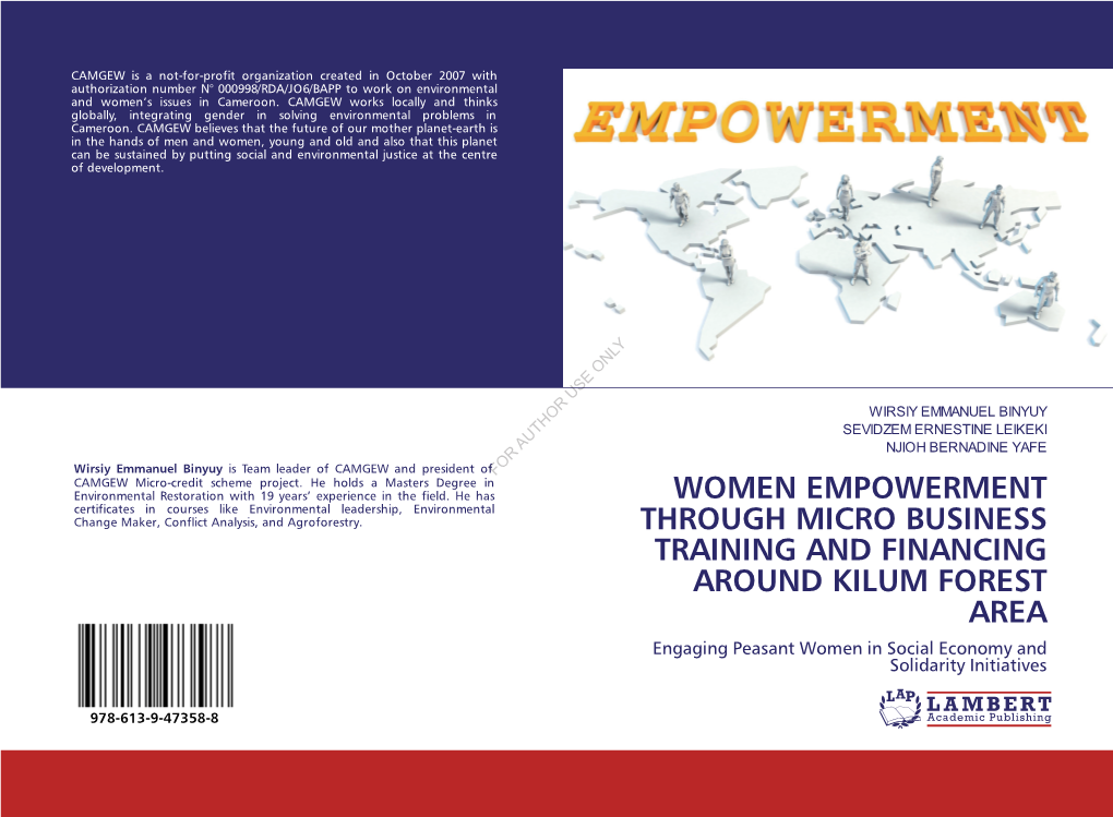 CAMGEW Women Microfinance Book.Pdf