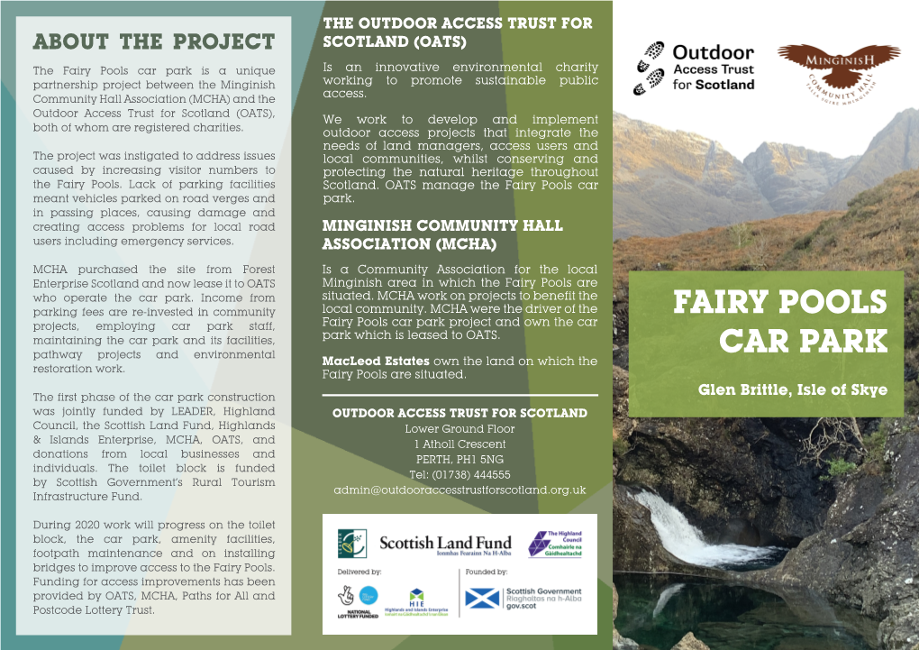 Fairy Pools Car Park