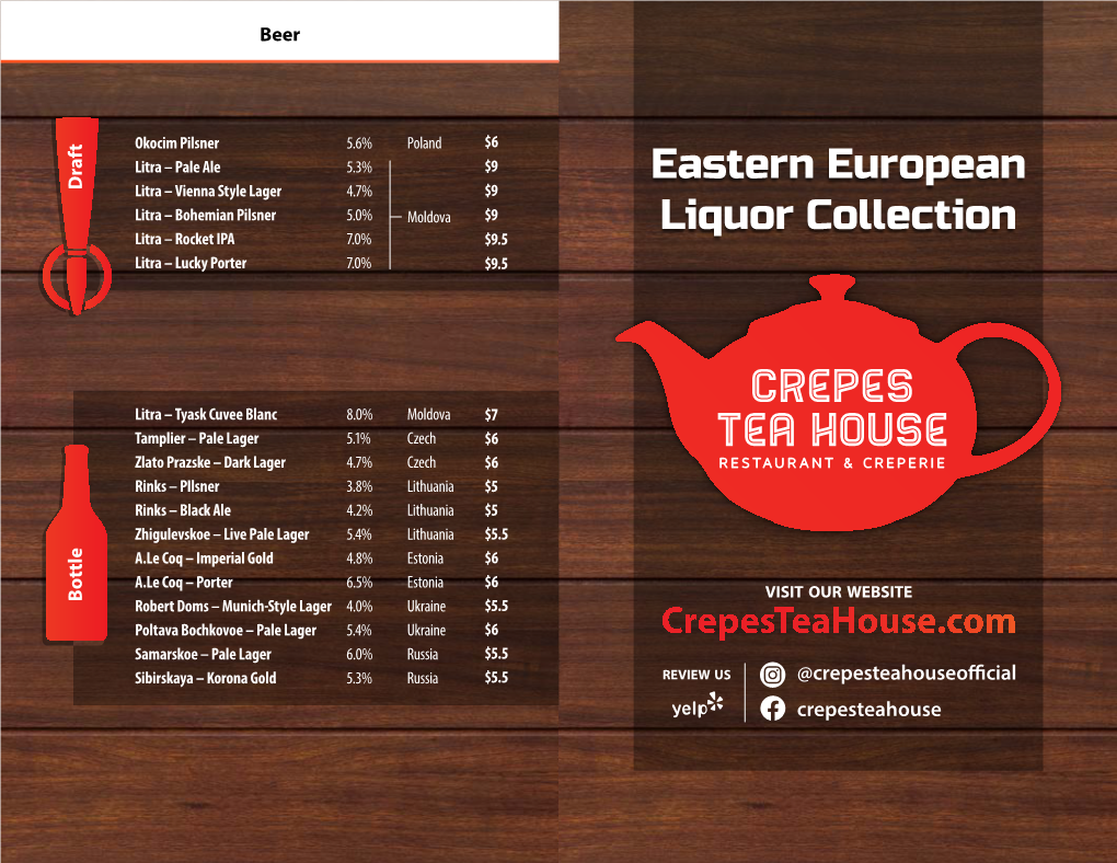 Eastern European Liquor Collection