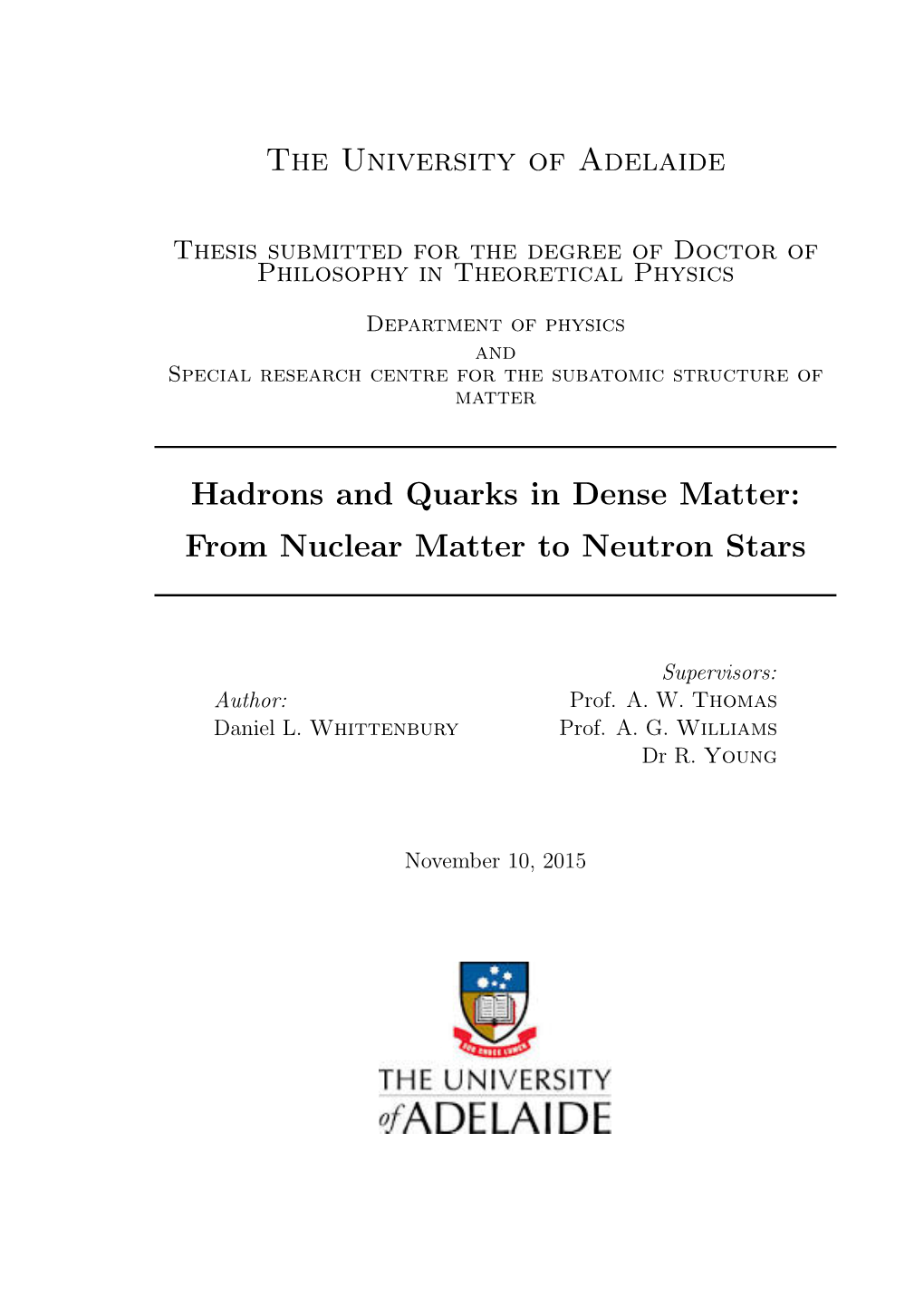 From Nuclear Matter to Neutron Stars