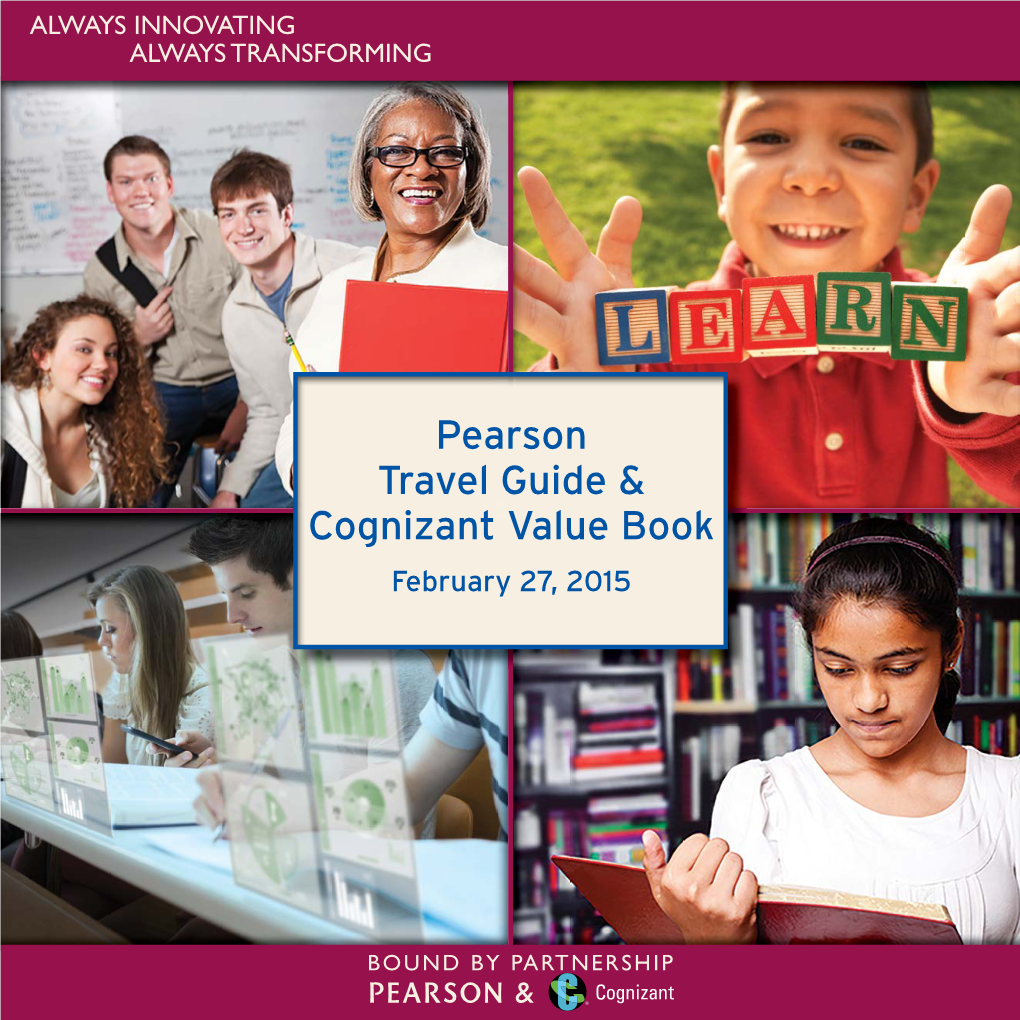 Pearson Travel Guide & Cognizant Value Book