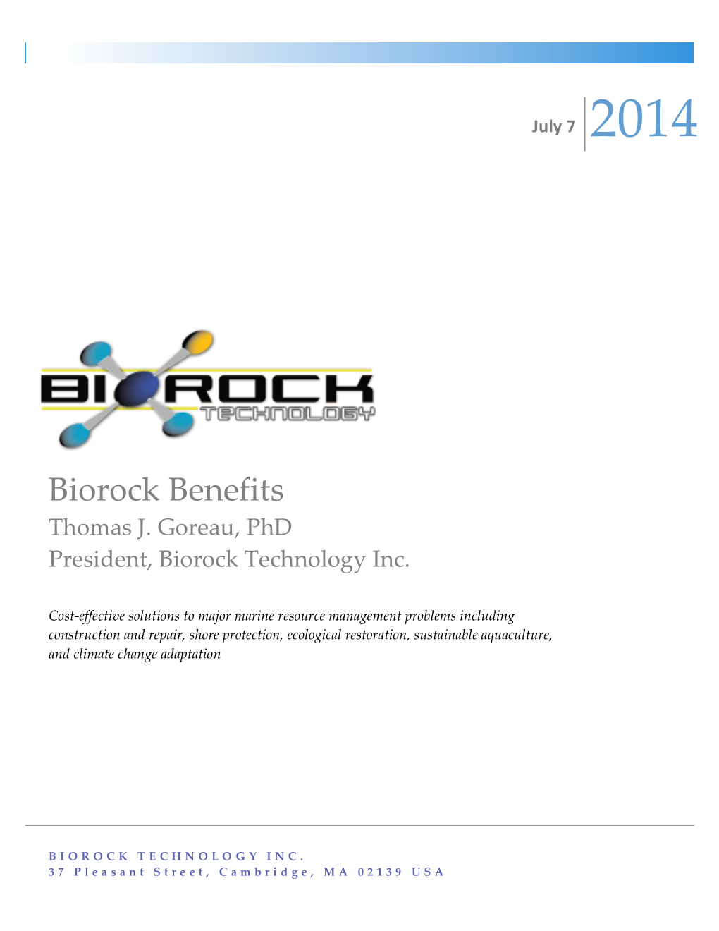 Biorock Technology Inc