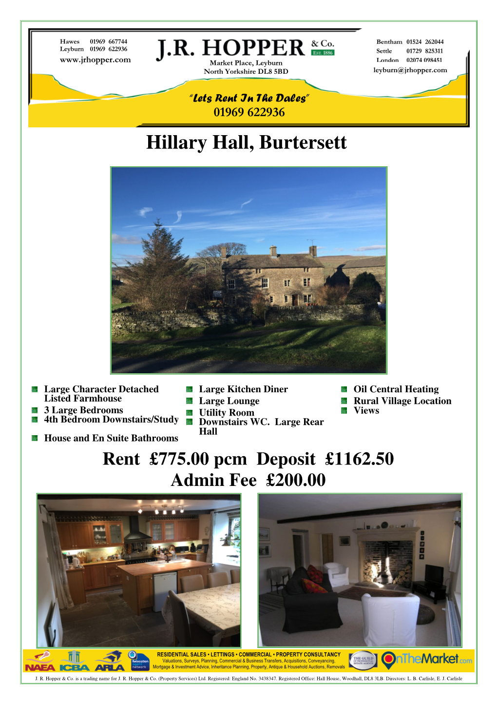 Hillary Hall, Burtersett