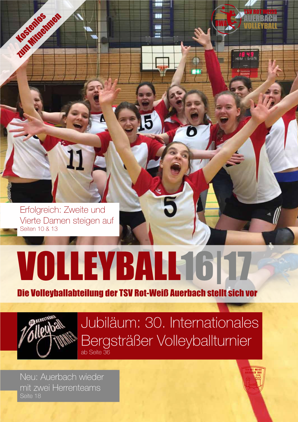 30. Internationales Bergsträßer Volleyballturnier Ab Seite 36