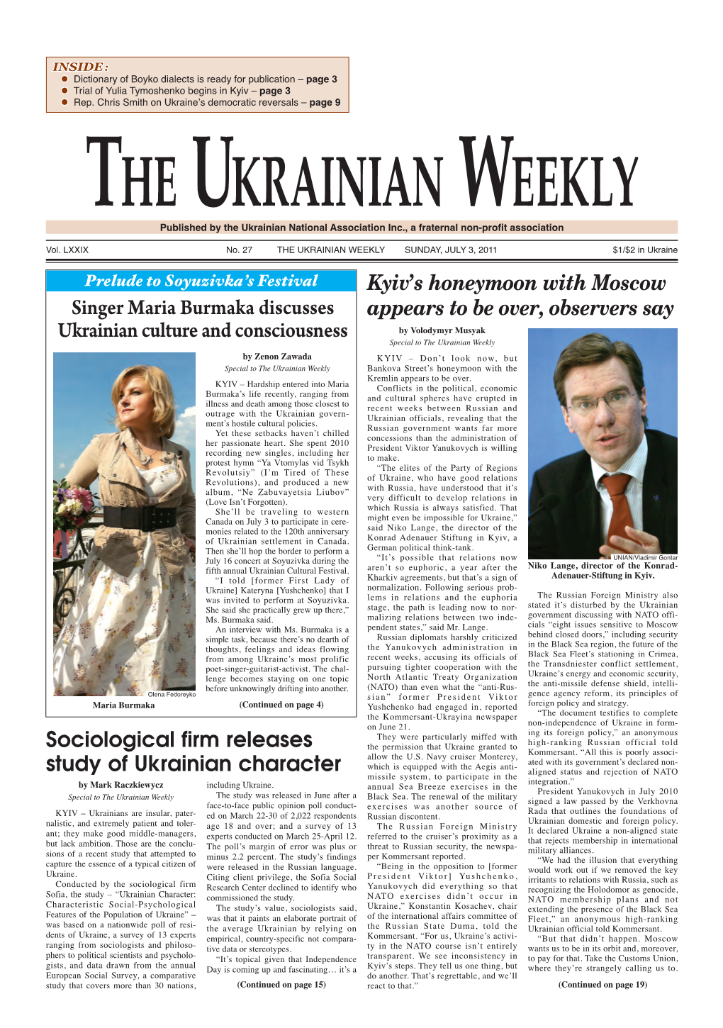 Singer Maria Burmaka Discusses Ukrainian Culture and Consciousness