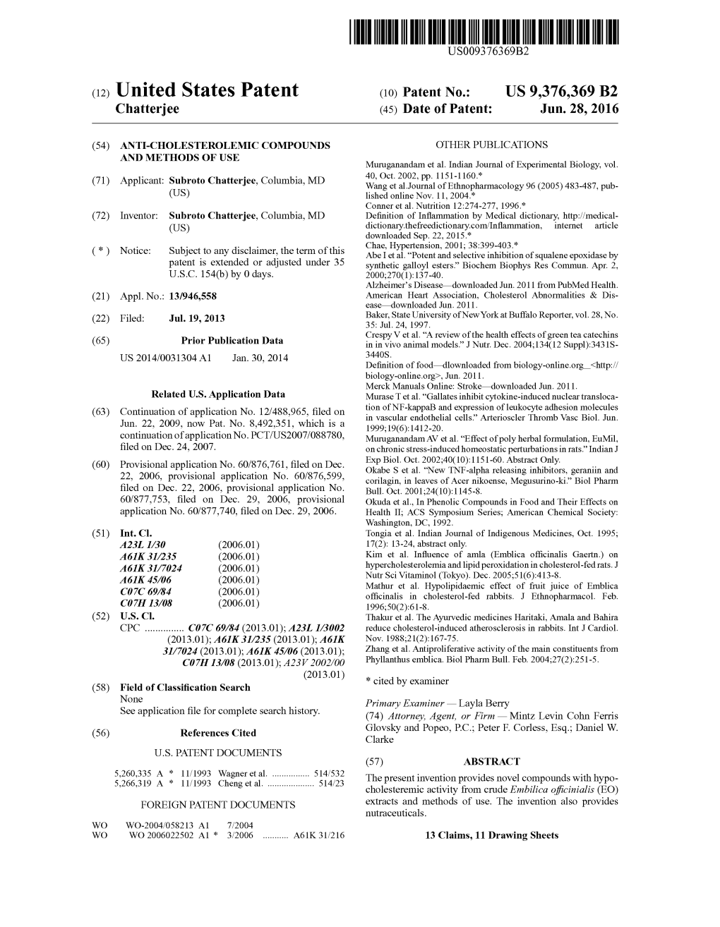 E. R. E. E.O.E. the Present Invention Provides Novel Compounds with Hypot