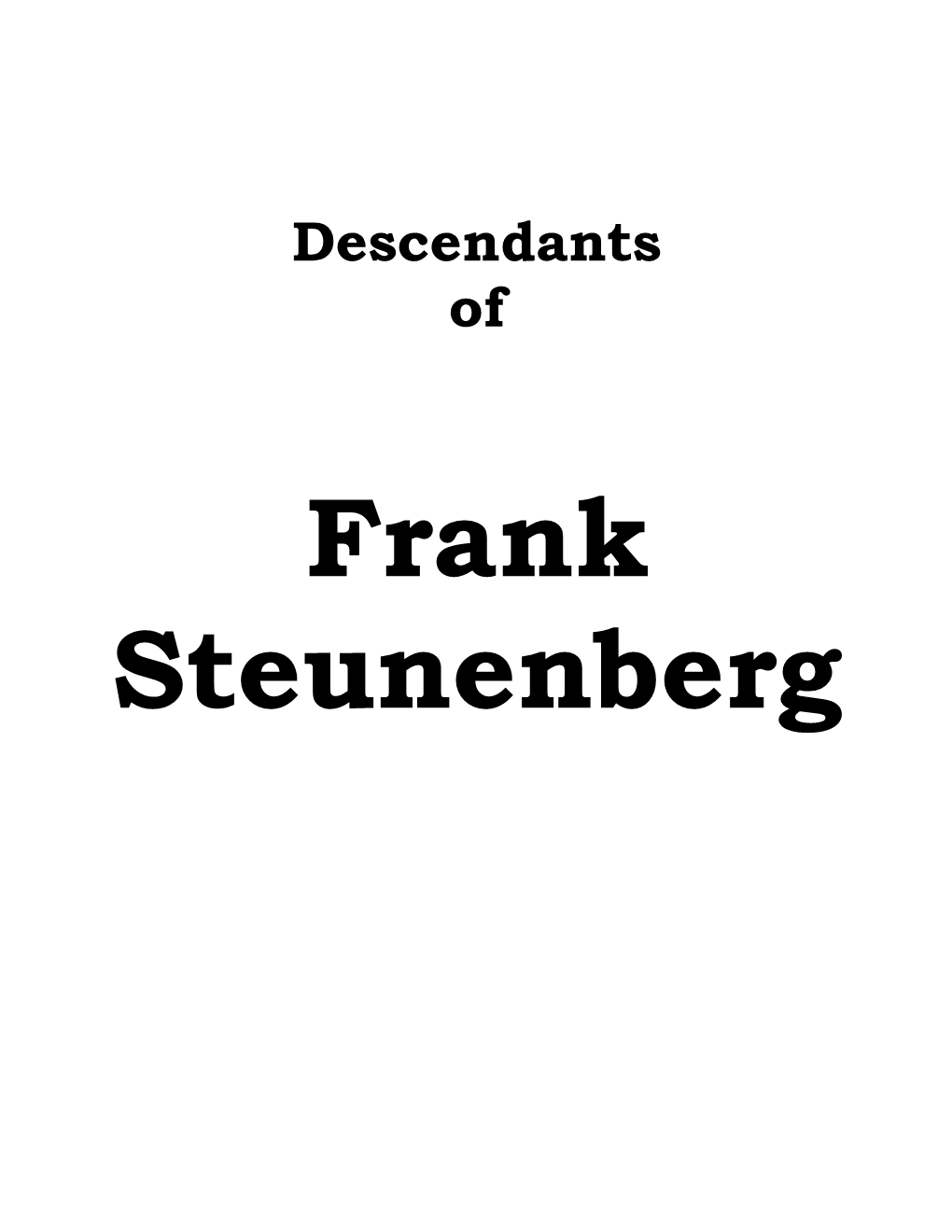 Frank Steunenberg Page 2