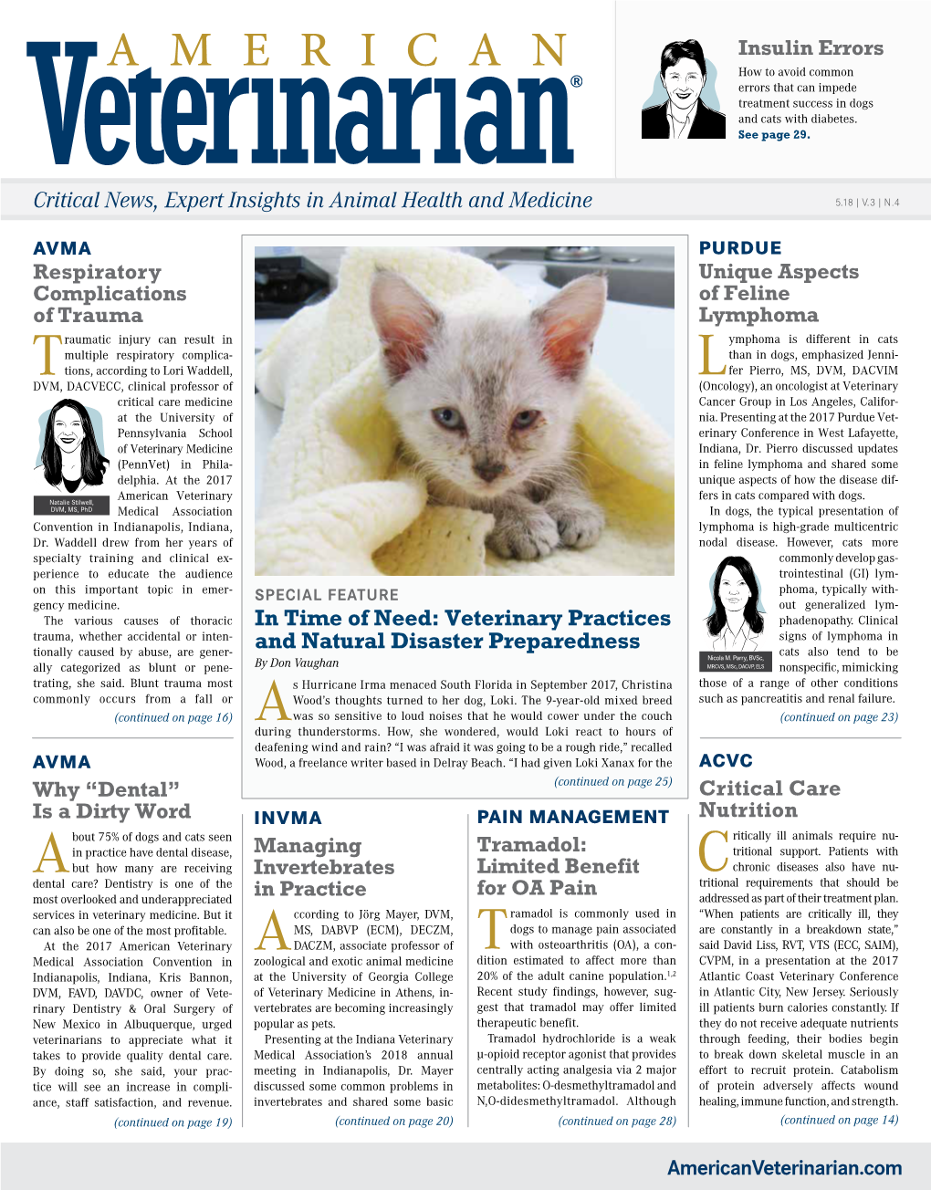 In Time of Need: Veterinary Practices and Natural Disaster Preparedness