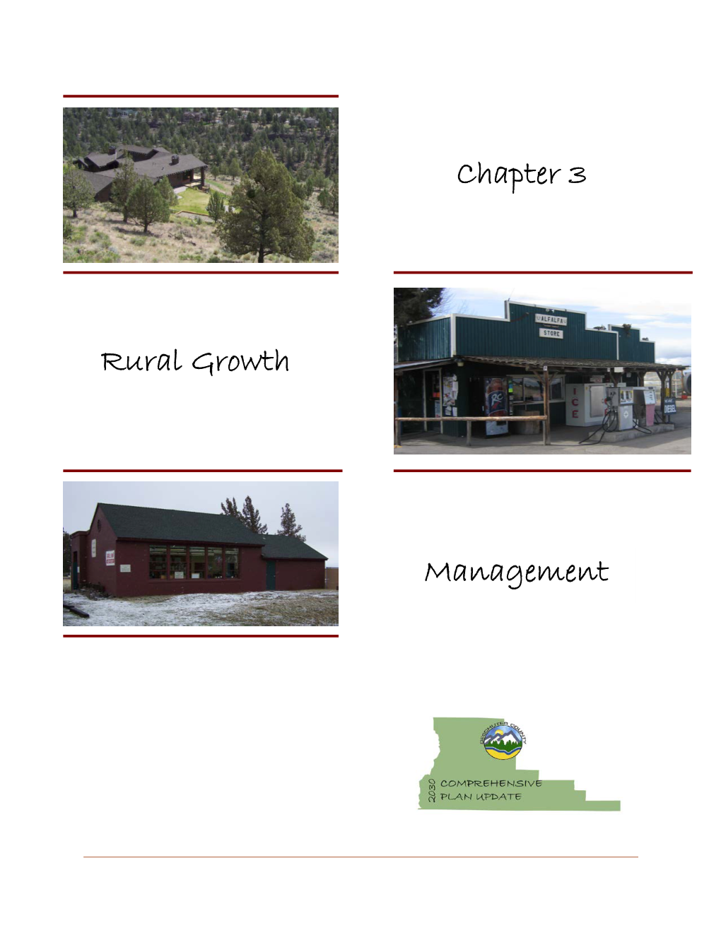 Chapter 3 Rural Growth Management Section 3.1 Introduction