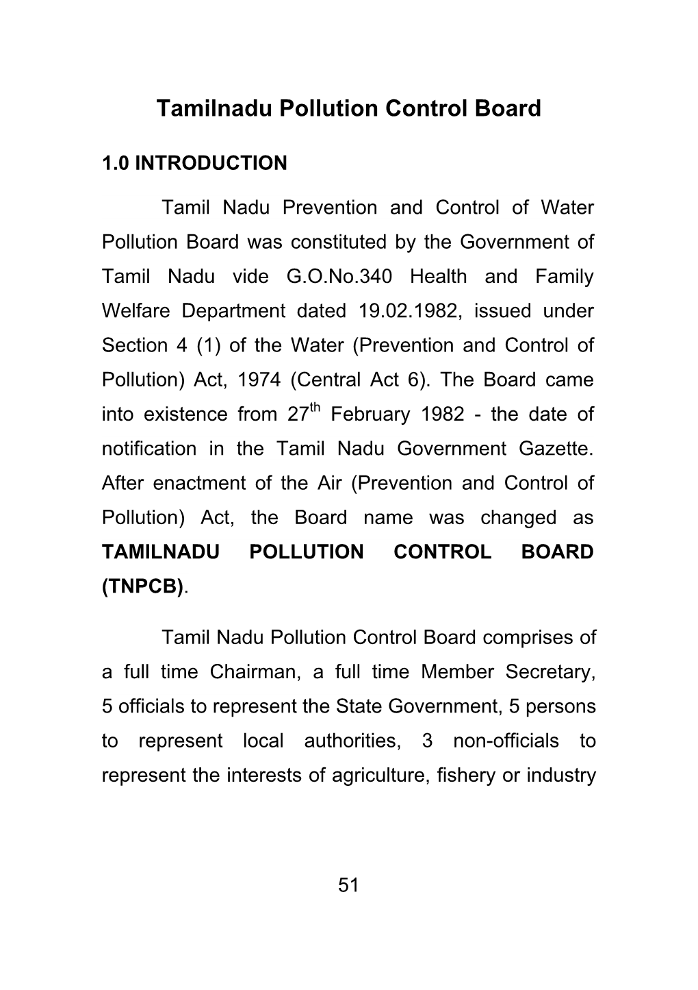 Tamilnadu Pollution Control Board