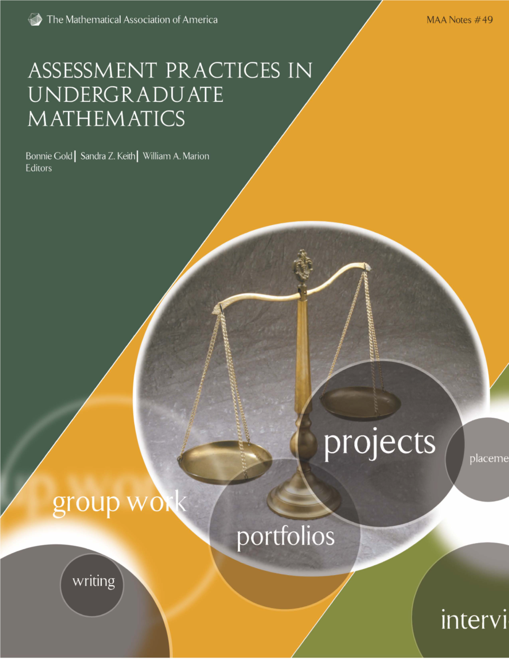 Assessment Practices in Undergraduate Mathematics