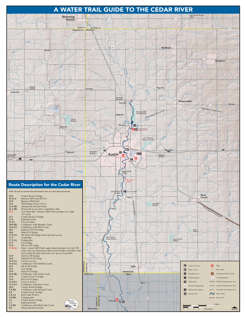 A Water Trail Guide to the Cedar River