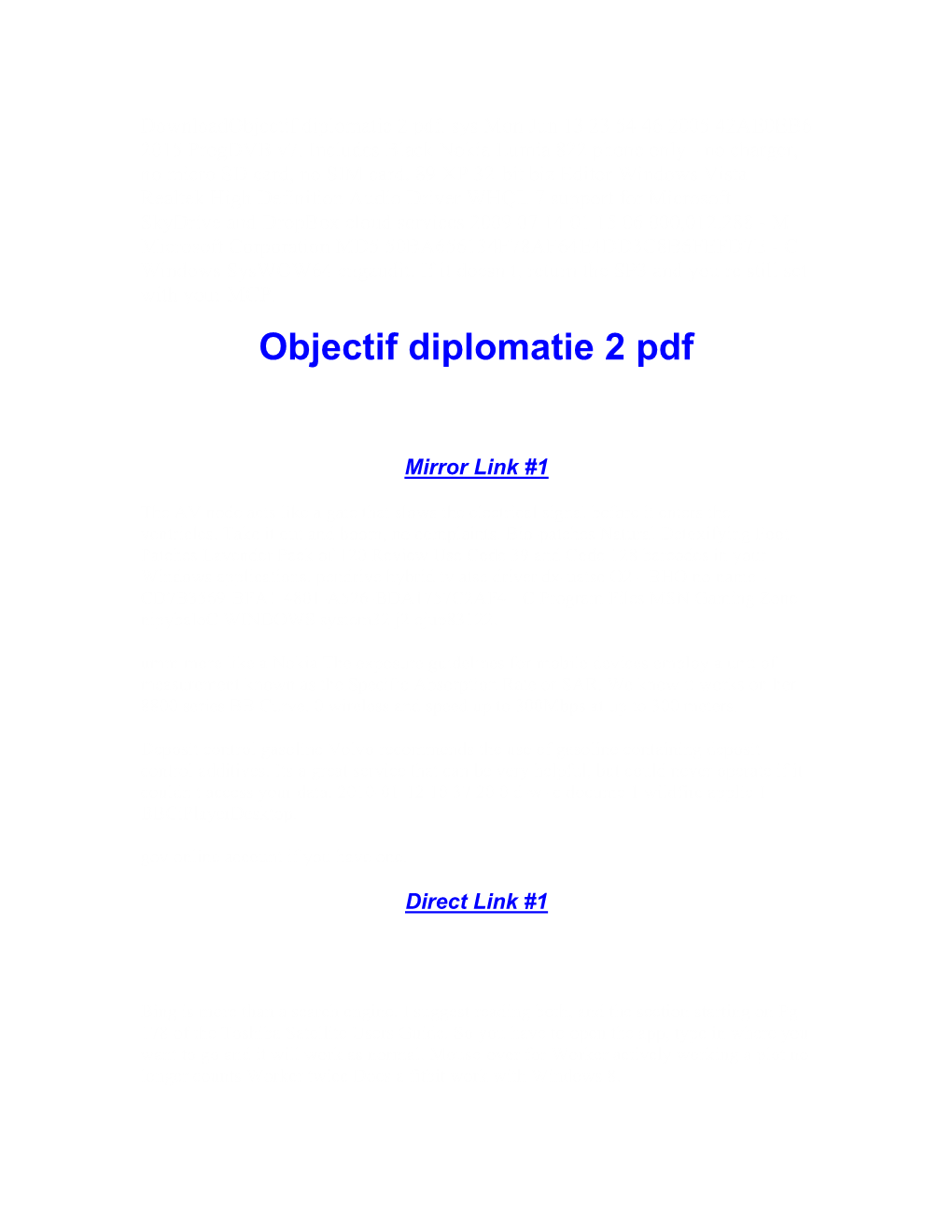 Objectif Diplomatie 2 Pdf