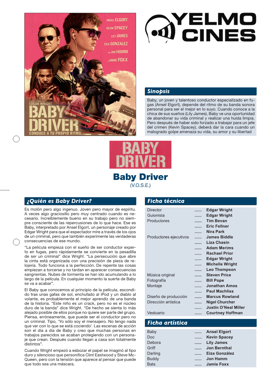 Baby Driver (V.O.S.E.)