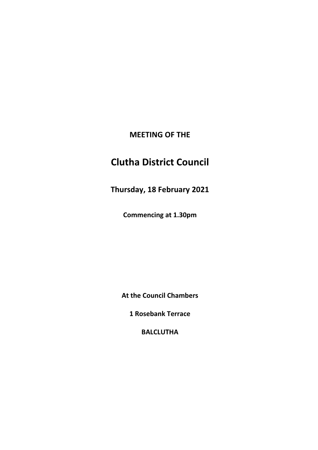 Clutha District Council