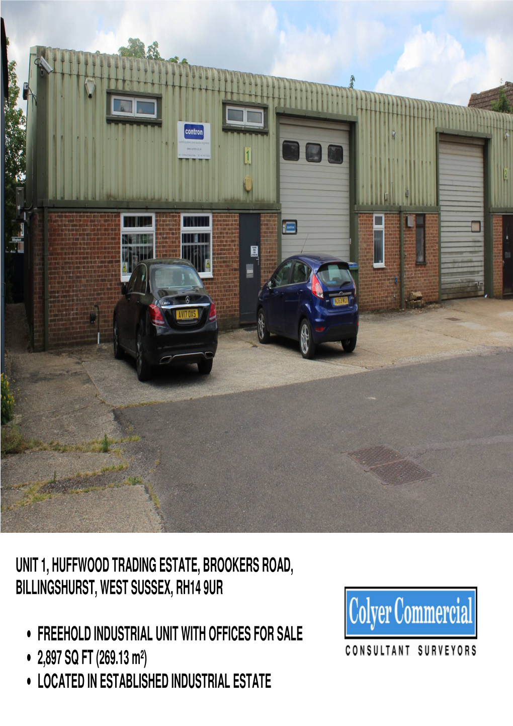 Unit 1, Huffwood Trading Estate, Brookers Road, Billingshurst, West Sussex, Rh14 9Ur