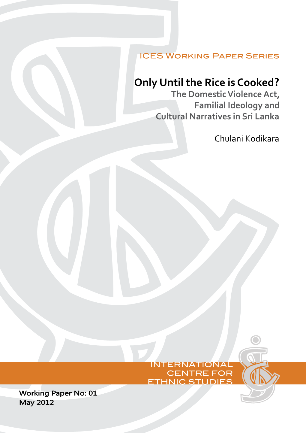 Only Until the Rice Is Cooked (PDF)