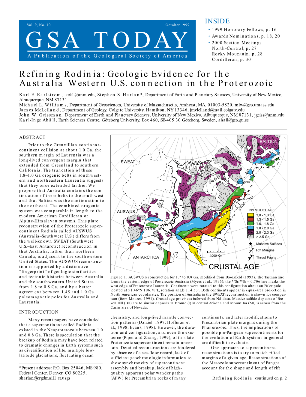 GSA TODAY North-Central, P