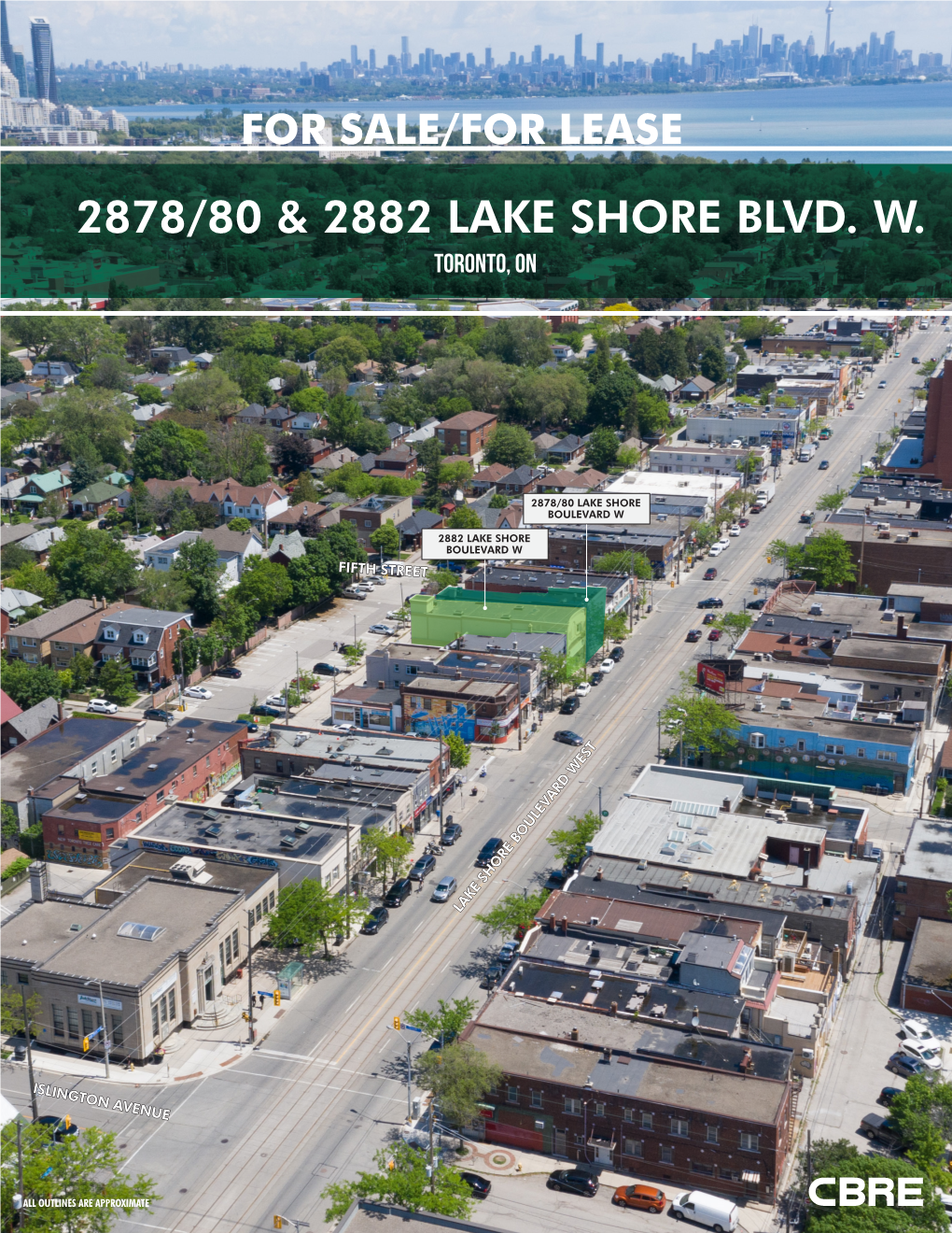 2878/80 & 2882 Lake Shore Blvd. W