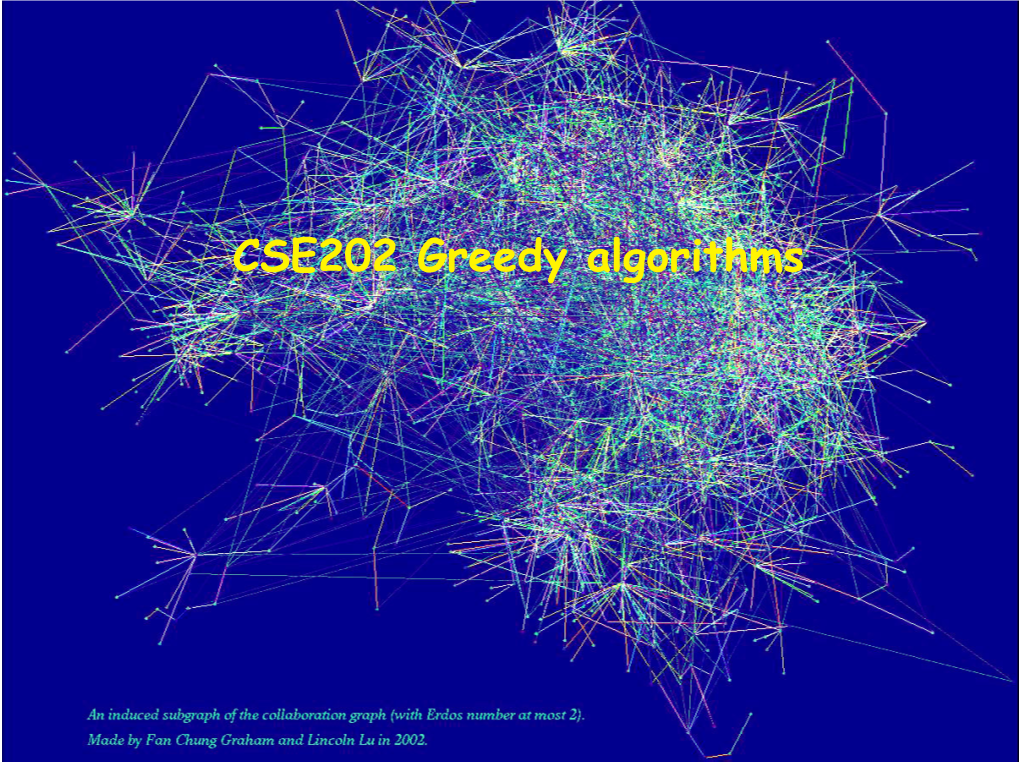 Greedy Algorithms 4.4 Shortest Paths in a Graph