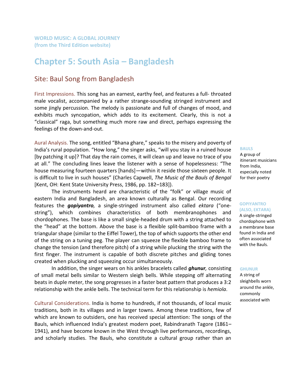 Chapter 5: South Asia – Bangladesh