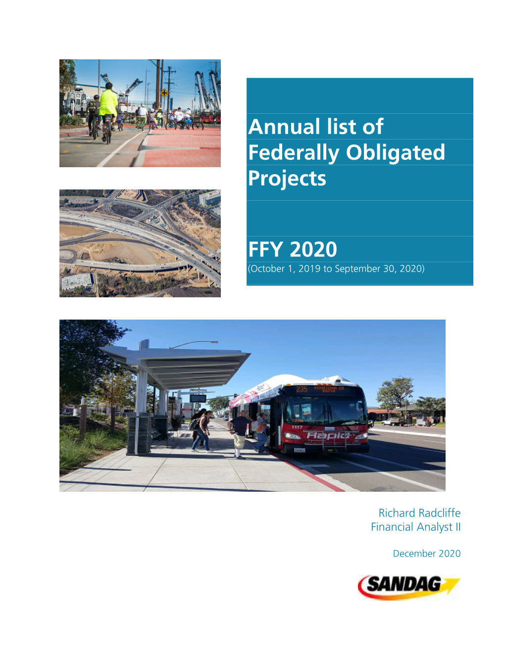 Annual List of Federally Obligated Projects FFY 2020