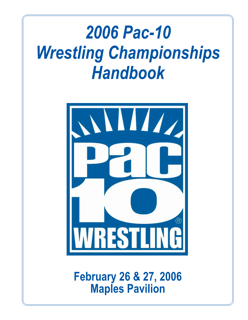 06Pac-10 Wrestling Manual