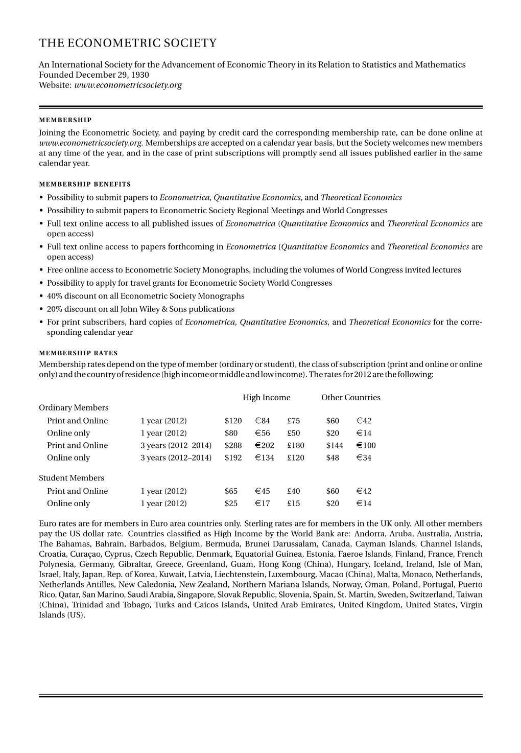 Backmatter of Theoretical Economics Vol. 7 Iss. 1