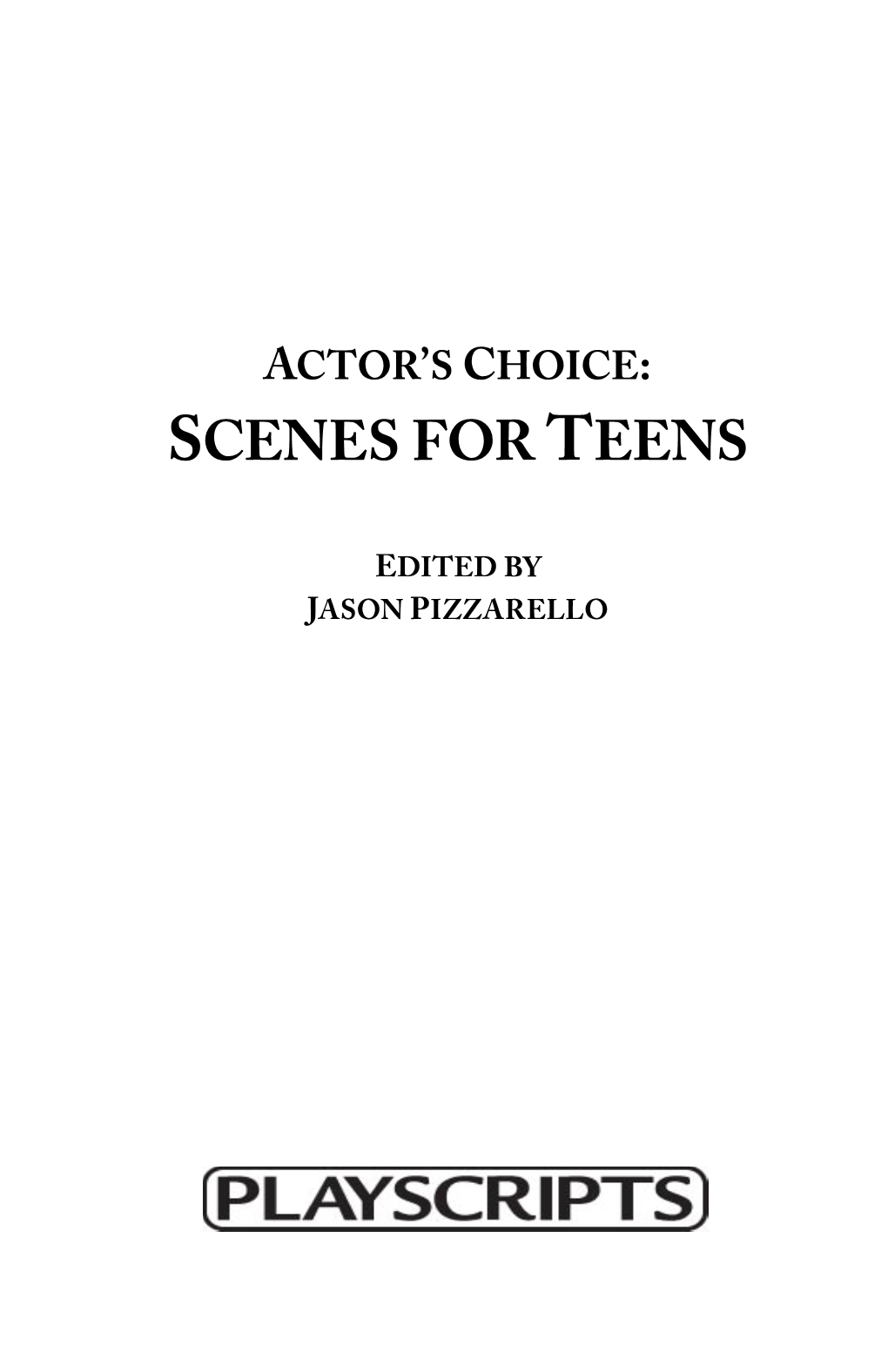 Scenes for Teens