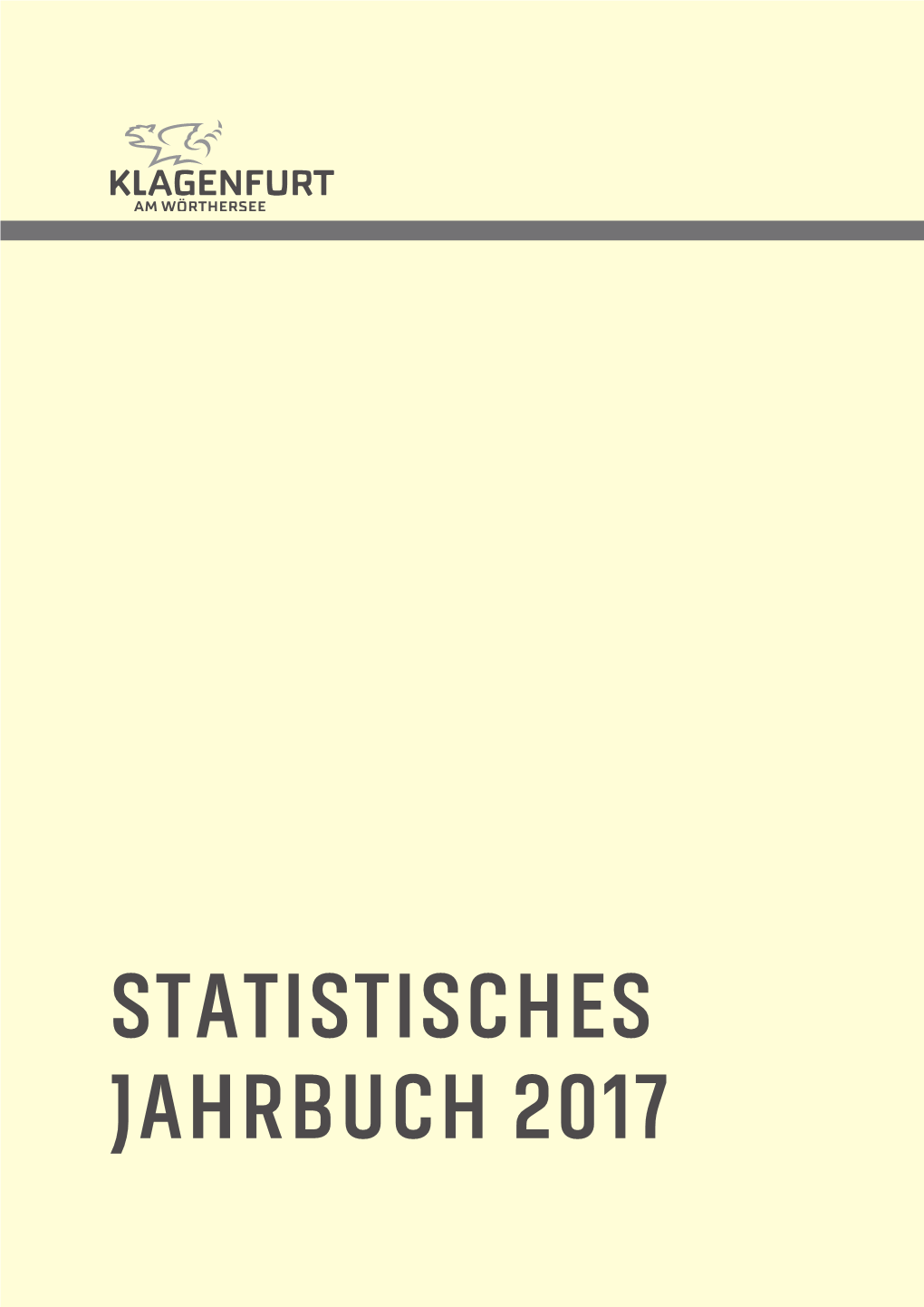 Statistisches Jahrbuch 2017 Der Stadt Klagenfurt