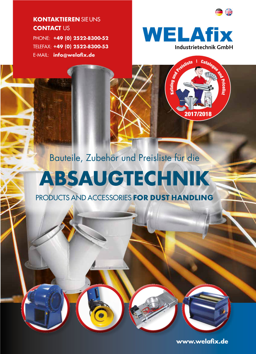 Absaugtechnik Products and Accessories for Dust Handling