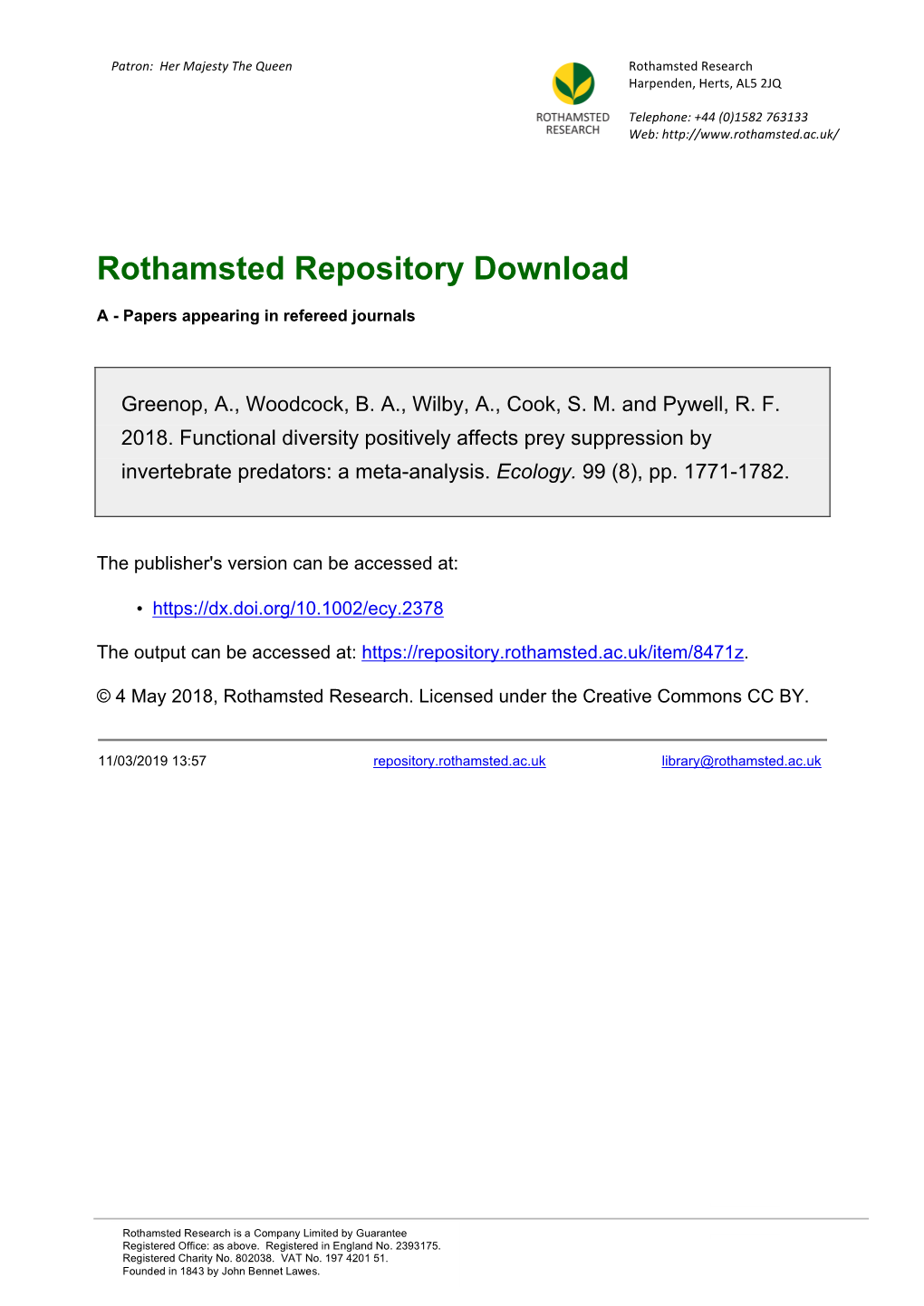 Greenop Ecology Manuscript R2.Pdf