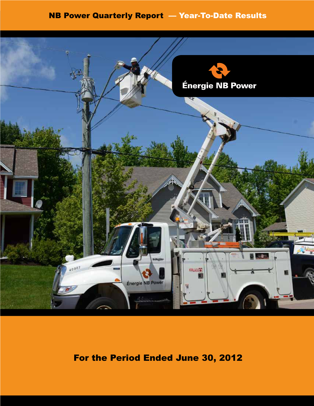 2012/13 NB Power Quarterly Report